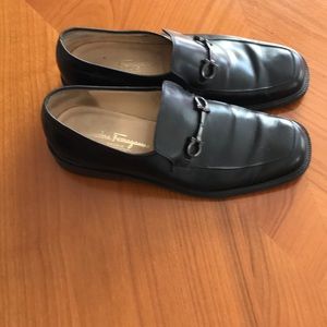 Black Ferragamo Loafers